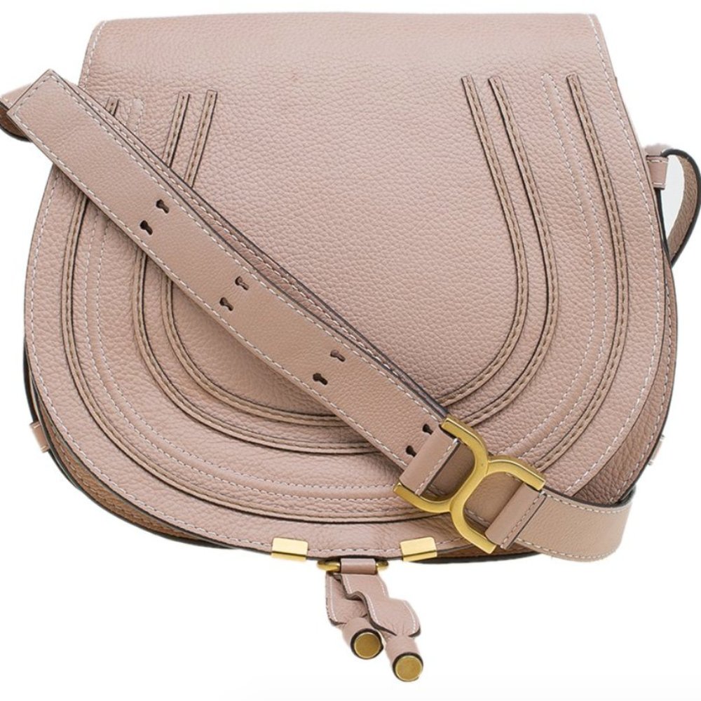 Chloe Marcie Medium Crossbody Bag Blush Nude